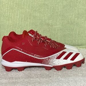 Adidas Men's Litestrike Red/White SPG 753001 Baseball Cleats Shoes Size 5.5
